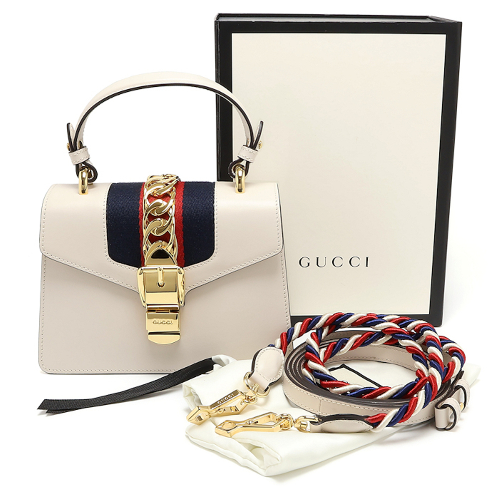Gucci Sylvie bag White Handbag Shoulder